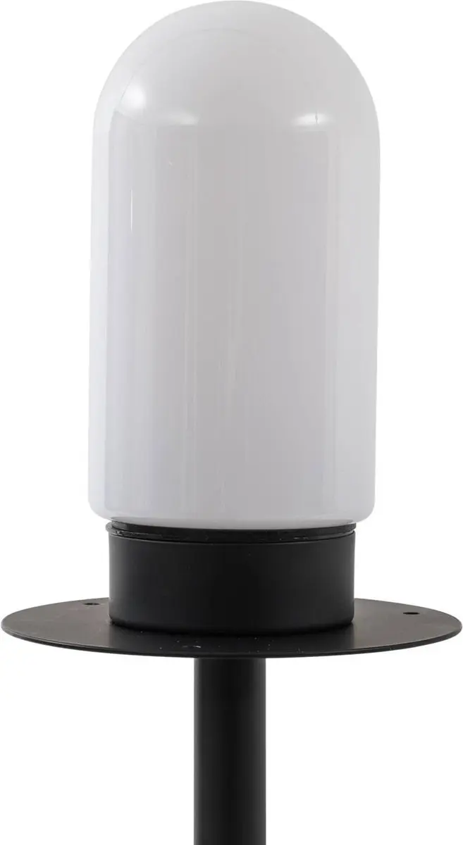 Lucande Terraslamp 1 Licht E27 - 158,5 cm - Kaki/Zwart