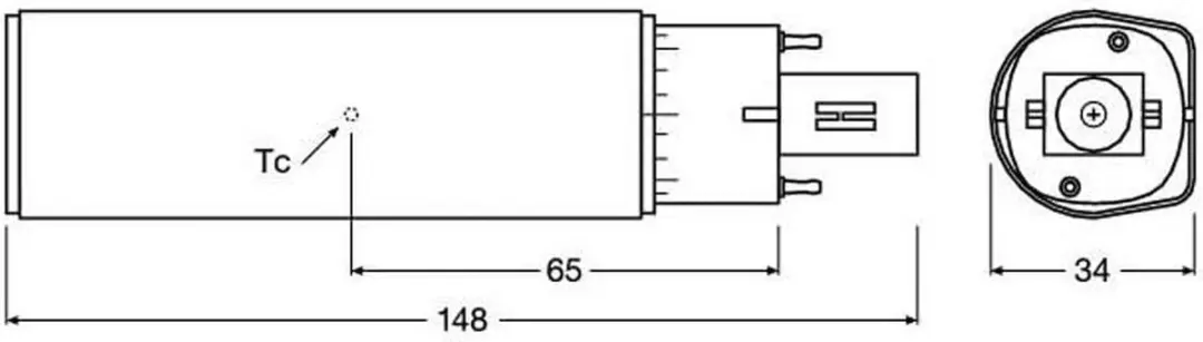 Radium G24D-3 LED Lamp 10W - Mat - 990lm