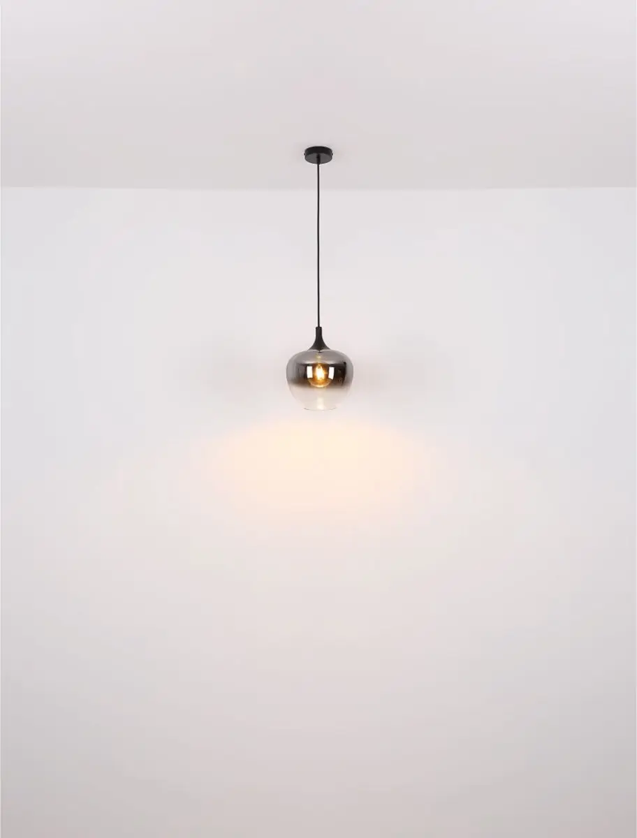 Globo Maxy Hanglamp E27 - 4 Lichtpunten - Zwart