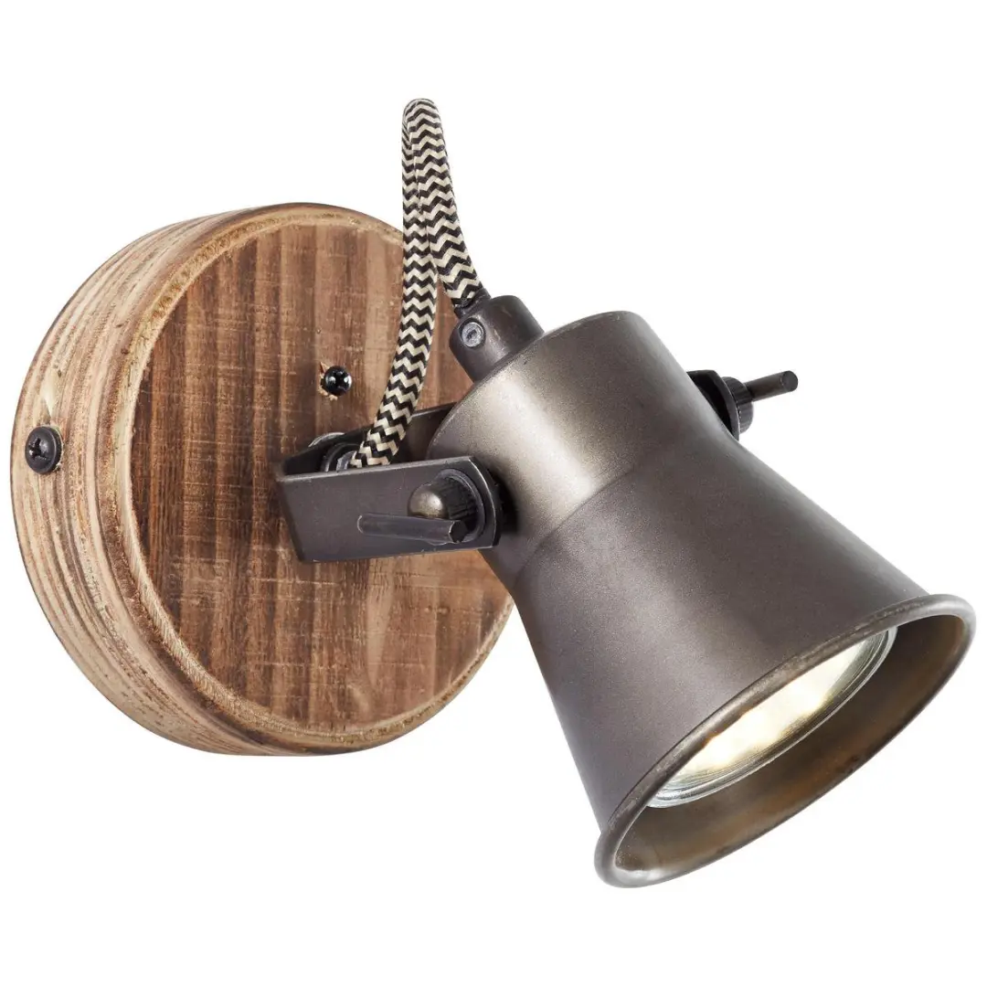 Brilliant SEED Wandspot - Bruin/Zwart