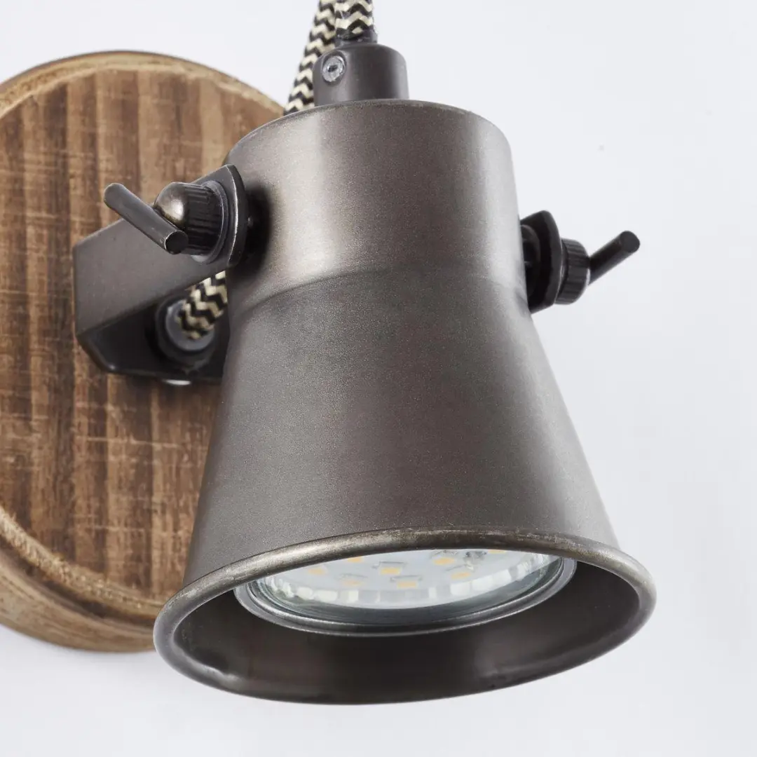 Brilliant SEED Wandspot - Bruin/Zwart