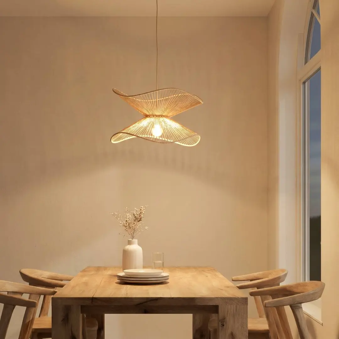 Lindby Hanglamp Papier 1 Licht E27 Beige