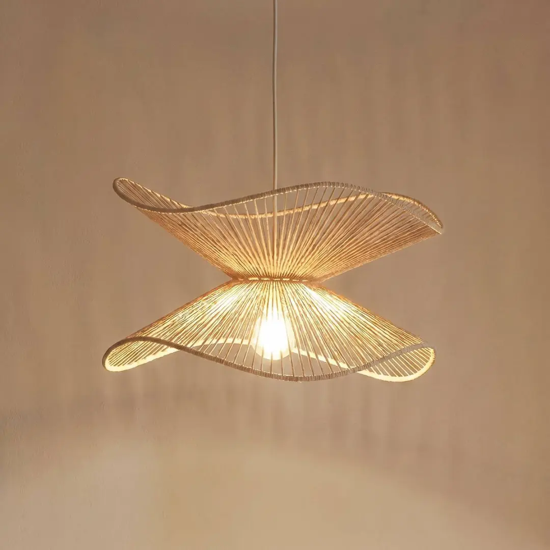 Lindby Hanglamp Papier 1 Licht E27 Beige