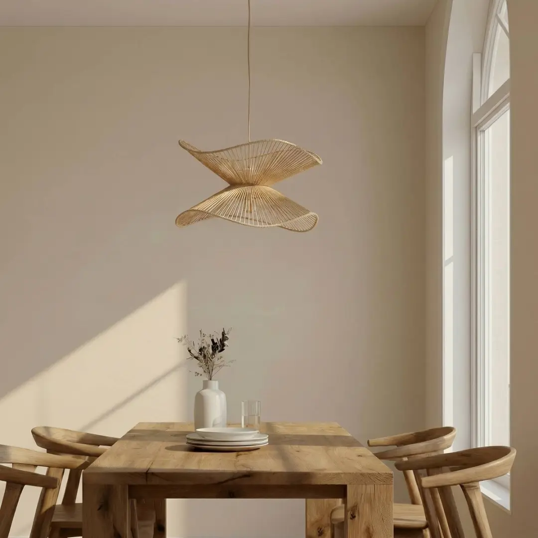 Lindby Hanglamp Papier 1 Licht E27 Beige
