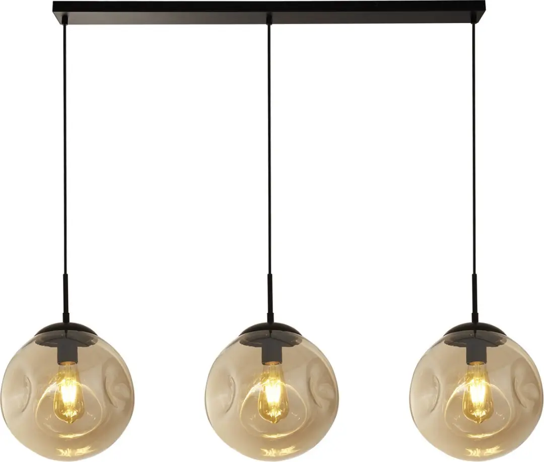 Searchlight PUNCH Pendel Hanglamp - Metaal Zwart