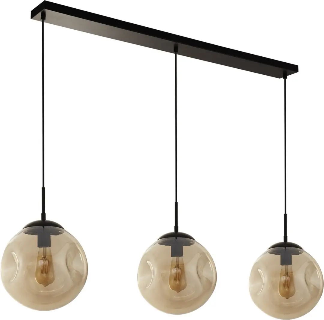 Searchlight PUNCH Pendel Hanglamp - Metaal Zwart