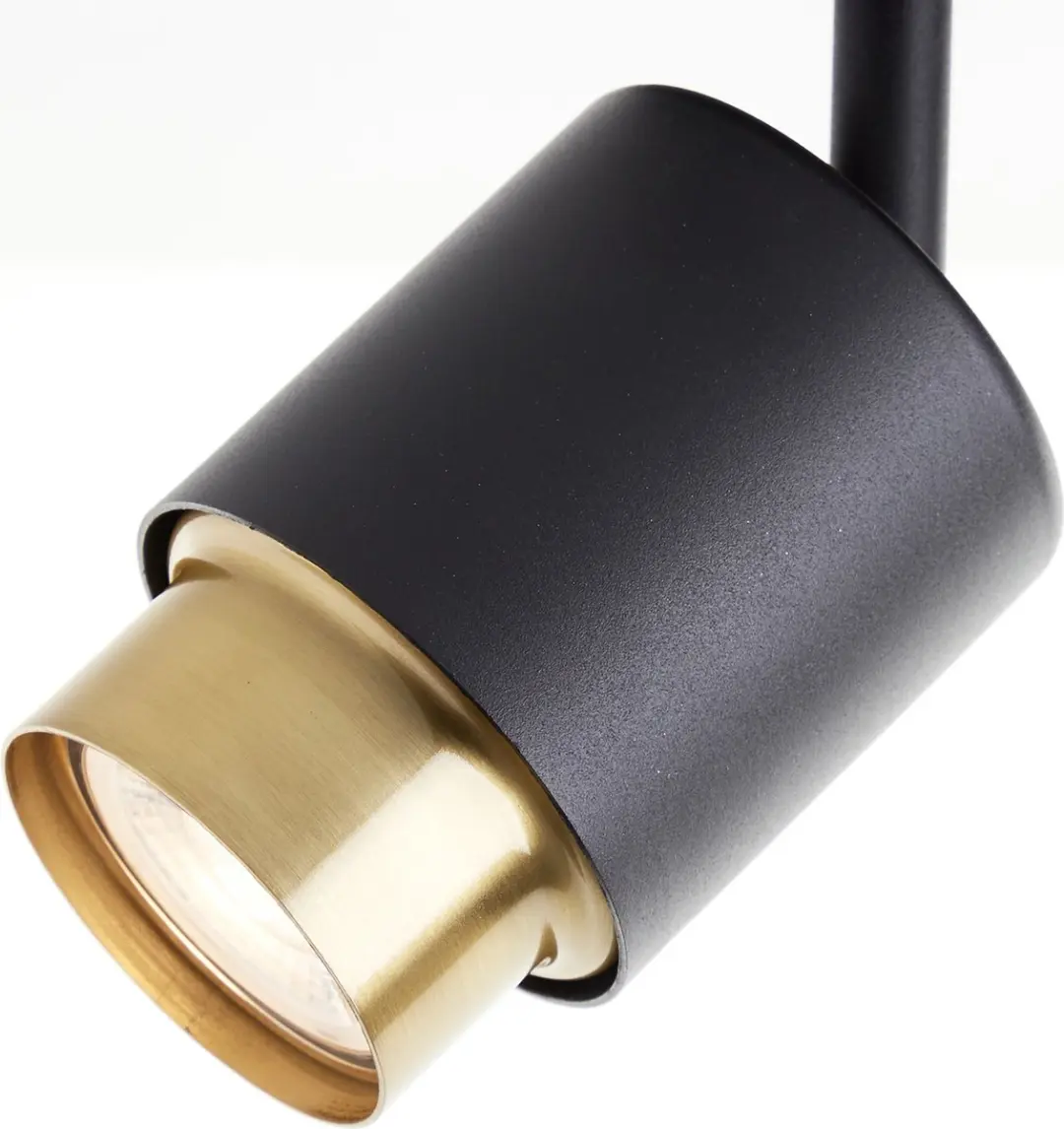 Brilliant Covelo Plafondspot GU10 2x5W - 3000K - Zwart/Goud