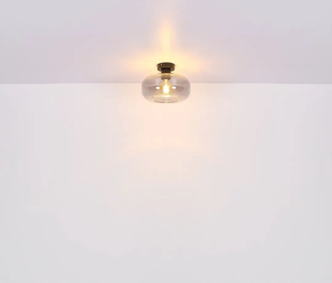 Globo Giuseppe Hanglamp - Ø28cm - Zwart - afbeelding 6 van 6