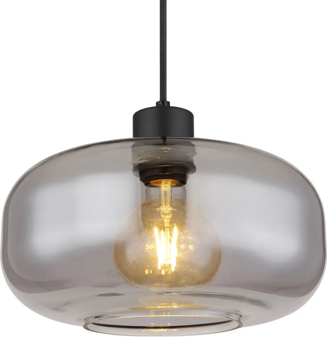 Globo Giuseppe Hanglamp - Ø28cm - Zwart
