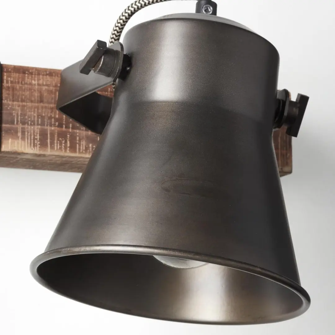 Brilliant Decca Wandspot A60 E27 10W - Zwart
