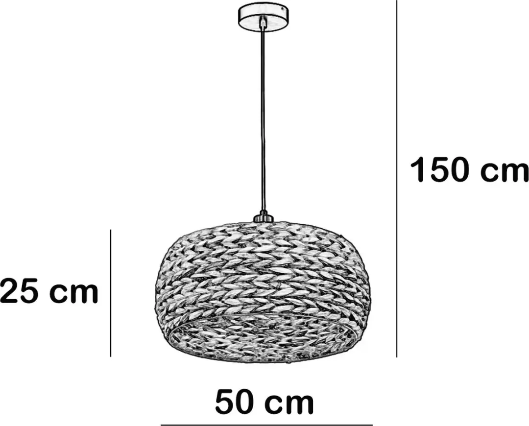 Freelight Hanglamp Tessa Ø50cm - Zeegras Beige