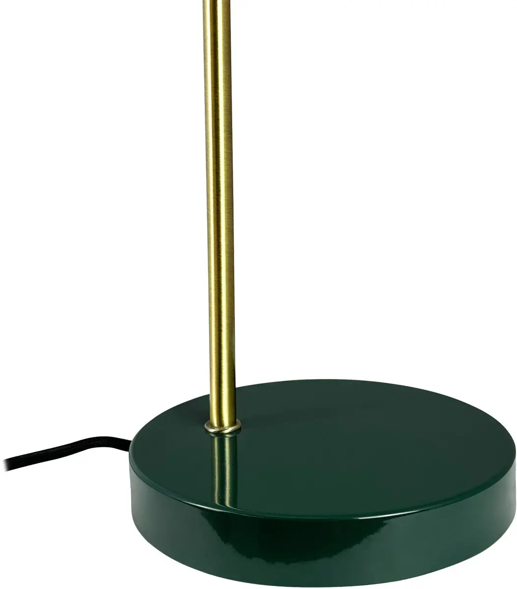 Dyberg Larsen Ocean Tafellamp - 6W - 21cm - Donkergroen/Messing