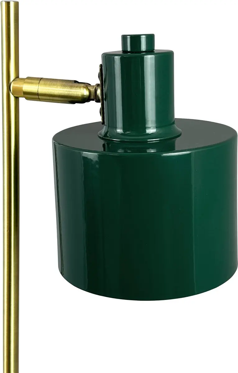 Dyberg Larsen Ocean Tafellamp - 6W - 21cm - Donkergroen/Messing