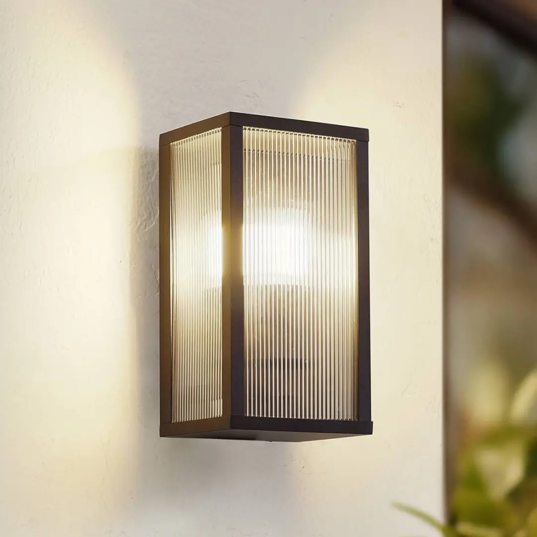 Lindby Wandlamp Buiten Aluminium 1 Licht E27