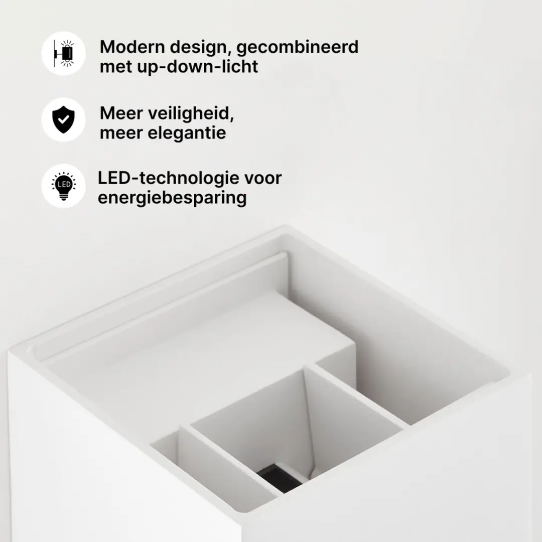 Brilliant Isak LED Buitenwandlamp 7W 500lm Warmwit