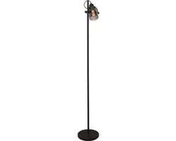 Freelight Fumoso Vloerlamp - Zwart Smoke Glas 25W