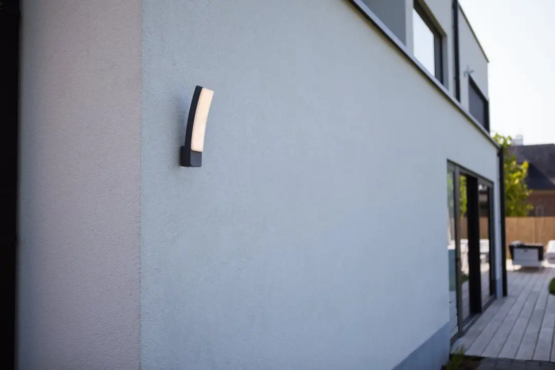 Lutec Connect KIRA LED Wandlamp 19W - Donkergrijs