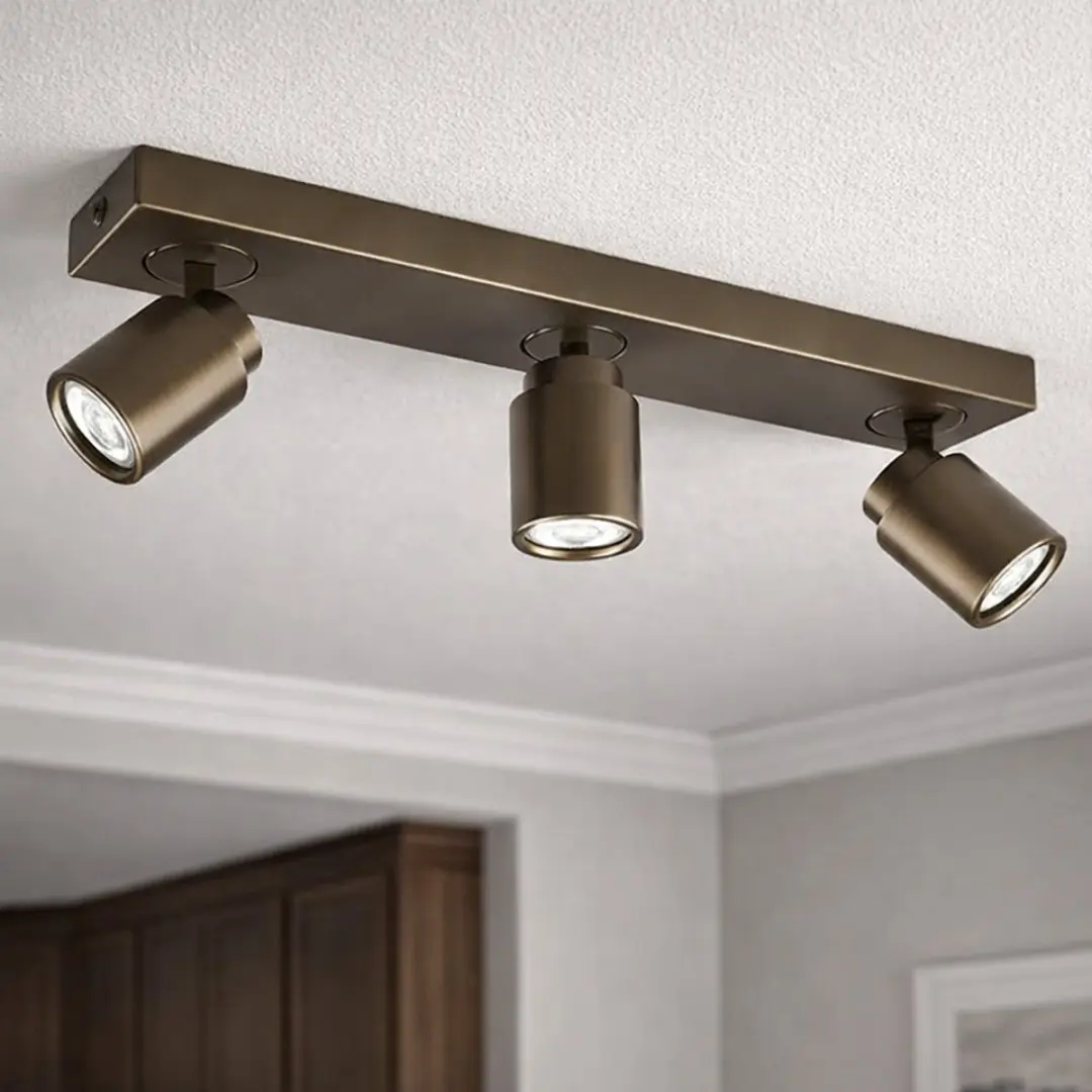 Freelight Spot Razza 3 Lichts L 54cm GU10 - Brons
