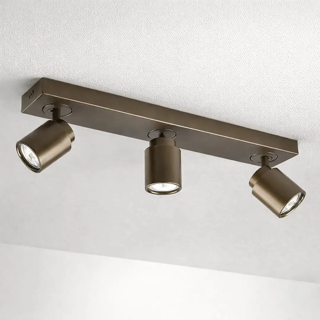 Freelight Spot Razza 3 Lichts L 54cm GU10 - Brons