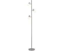 Brilliant LEA Vloerlamp - 3x4W Warm Wit - Chroom