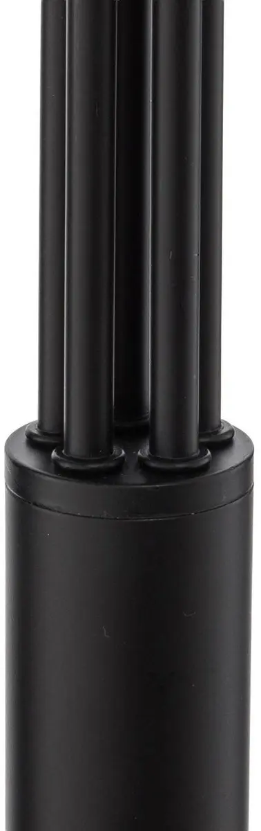 Lindby Vloerlamp 5-lichts E14 - 198cm - Mat zwart/mat nikkel