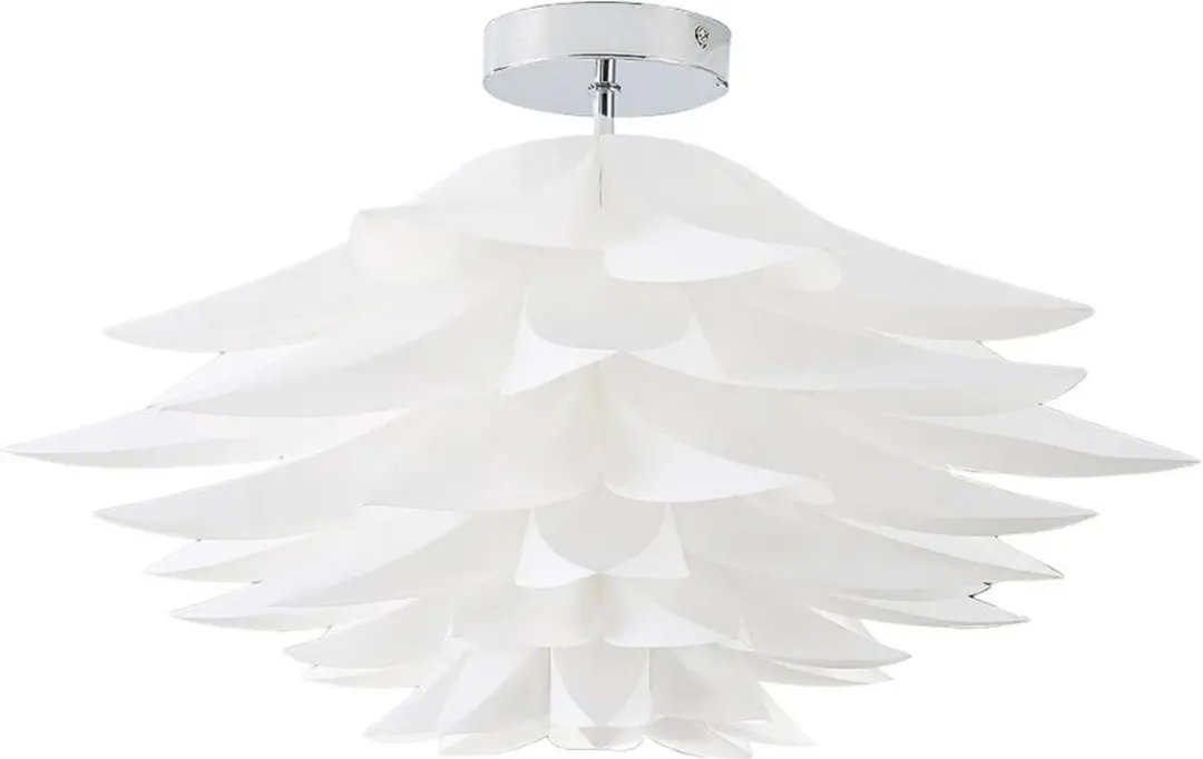 Lindby plafondlamp Rimon+ 50cm - Chroom/Wit