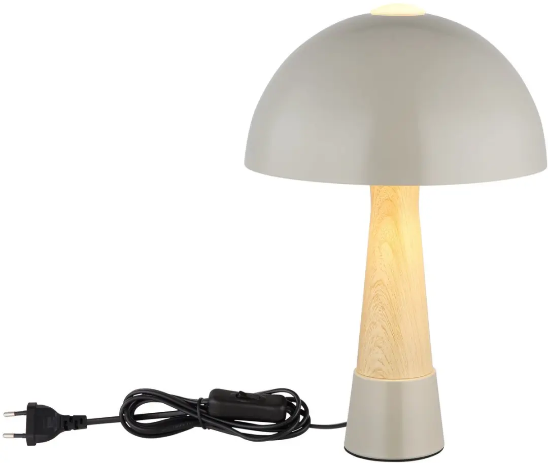 Globo Paulin Tafellamp - Grijs Ø25cm - E27