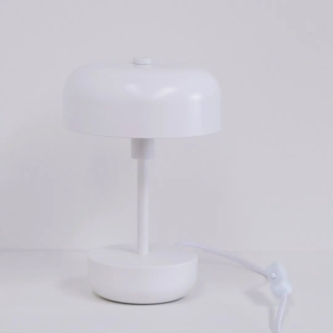 Dyberg Larsen Haipot Tafellamp - 9W - Wit - H25,7cm