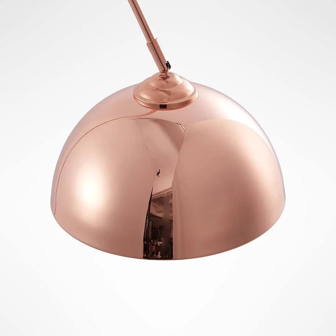 Lindby Booglamp 183cm - IJzer - E27 - Koper
