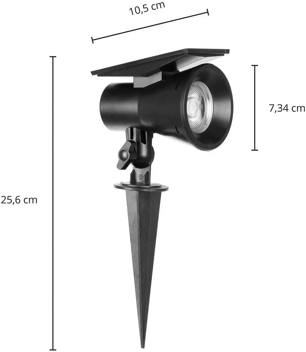 PRIOS Solar Buitenverlichting 1W