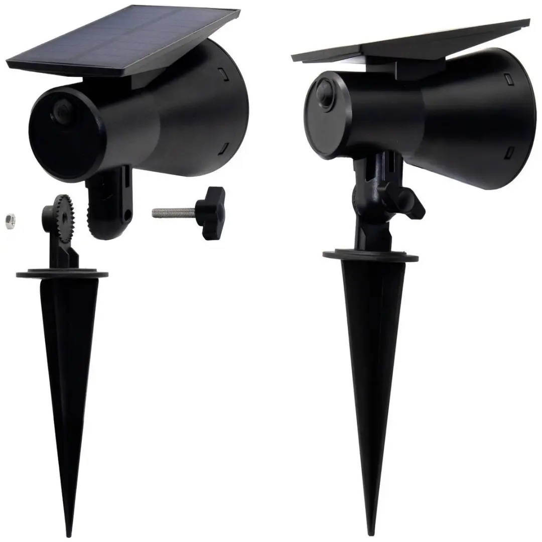 PRIOS Solar Buitenverlichting 1W - 1 Lichtpunt - Zwart