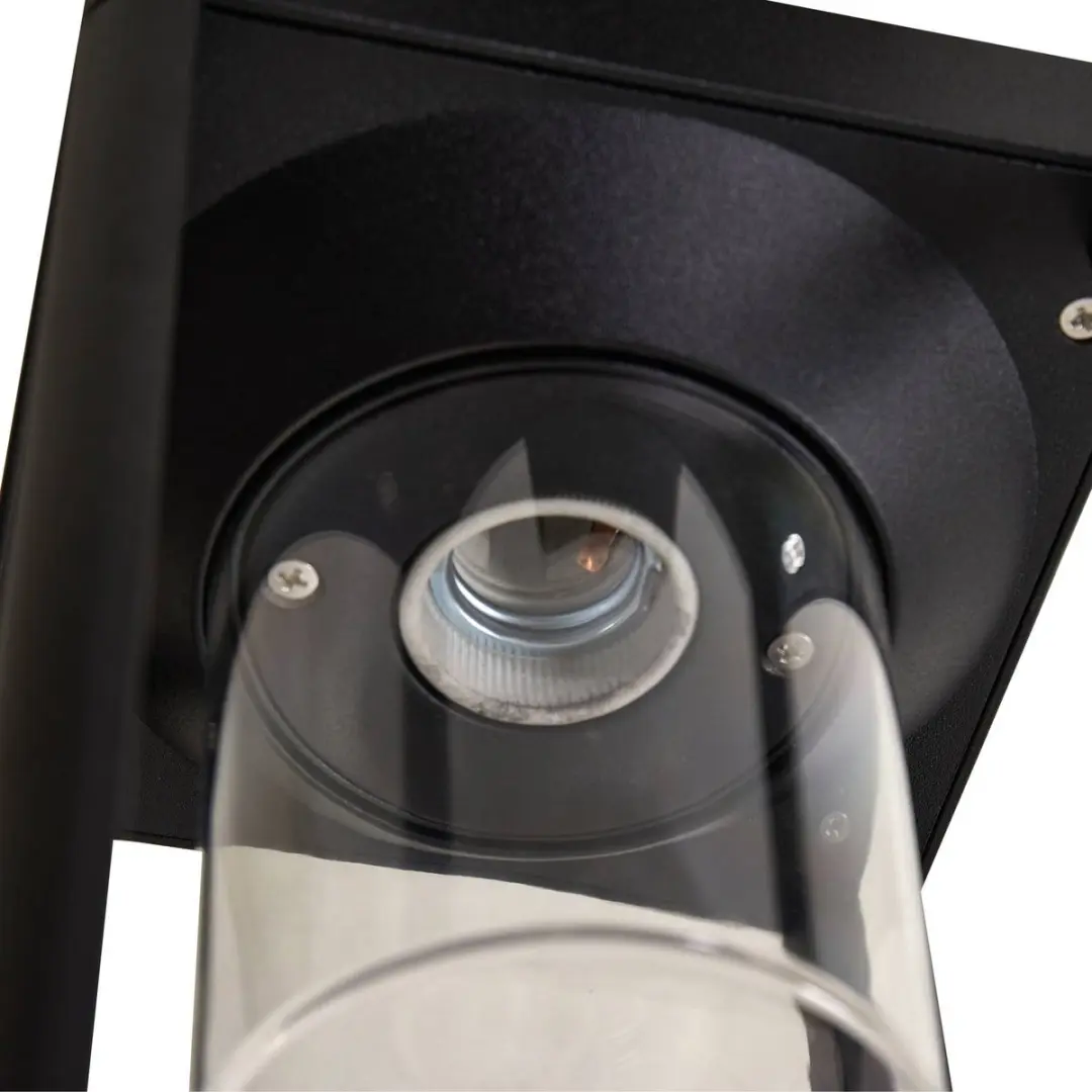 Lucande Wandlamp Buiten 1 Licht E27 - Zwart