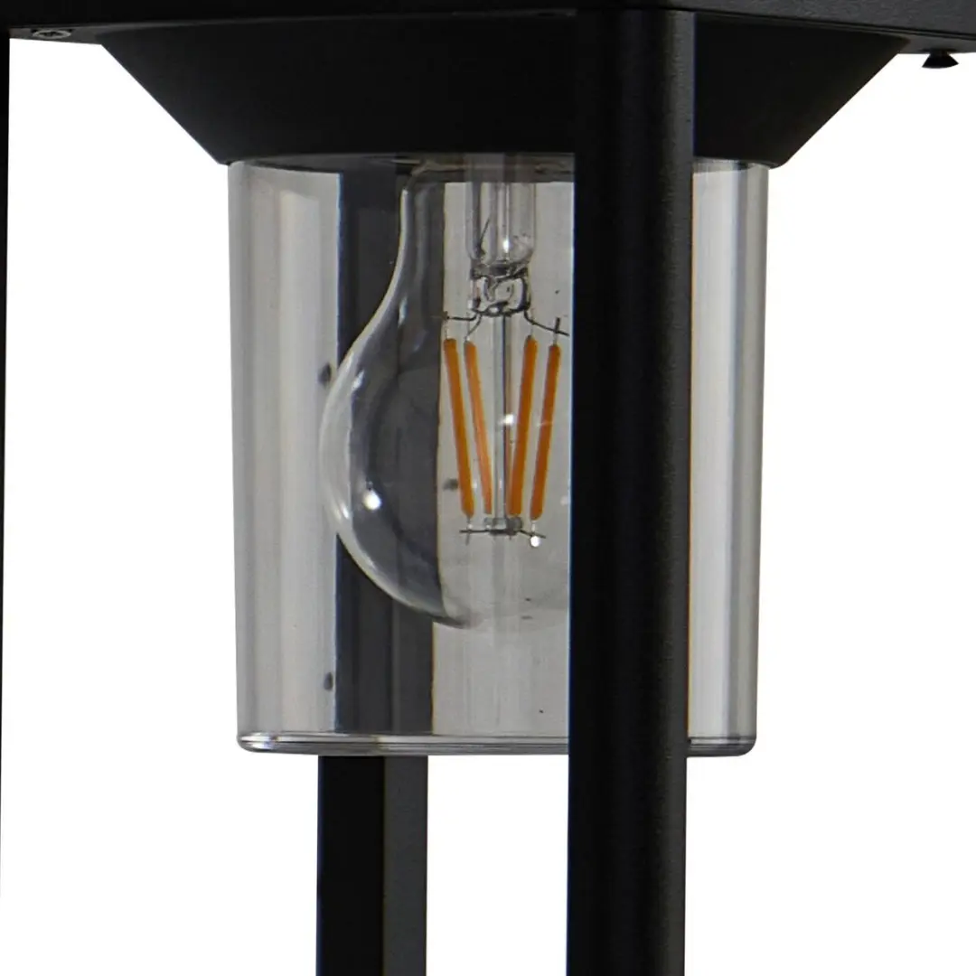 Lucande Wandlamp Buiten 1 Licht E27 - Zwart