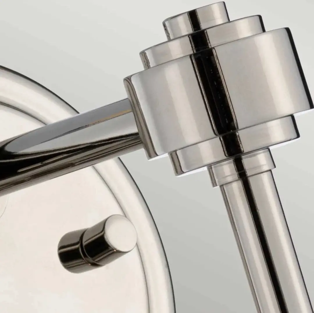 Elstead LED Wandlamp Kula E14 40W - Polished Nickel