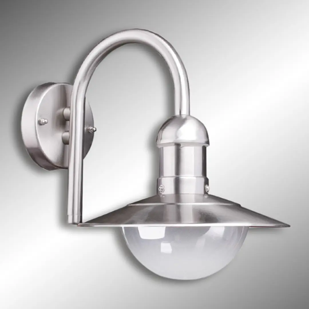 Lindby Wandlamp Buiten Roestvrij Staal 1 Licht E27