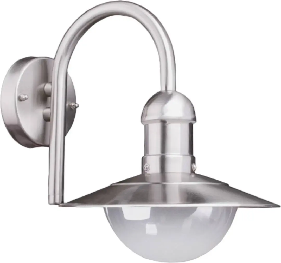 Lindby Wandlamp Buiten Roestvrij Staal 1 Licht E27