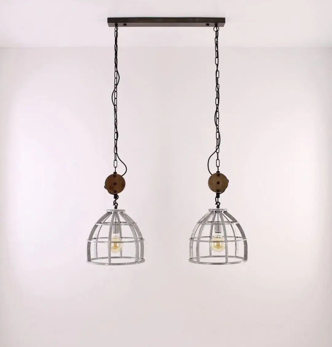 Brilliant Century Hanglamp 2-lichts - Zilver