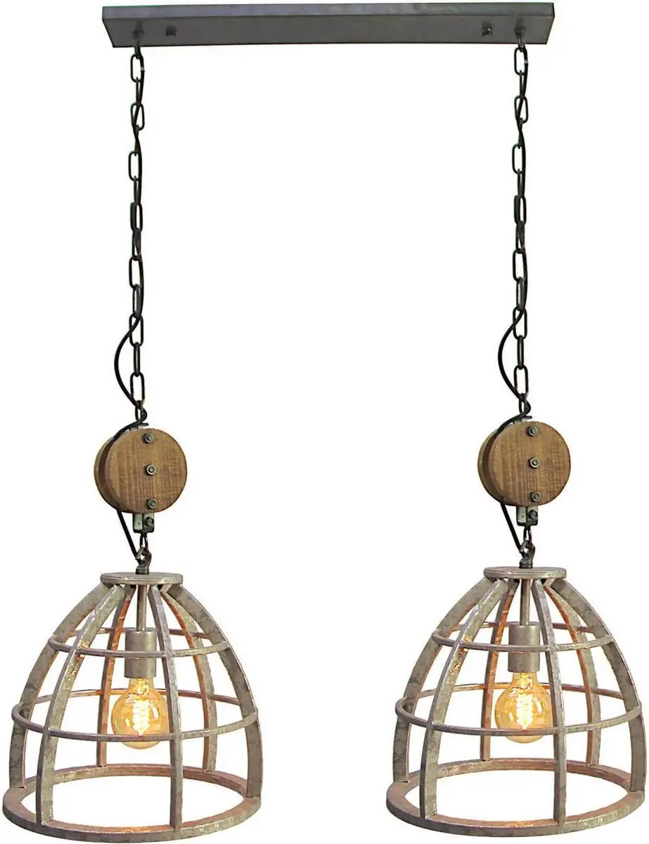 Brilliant Century Hanglamp 2-lichts - Zilver