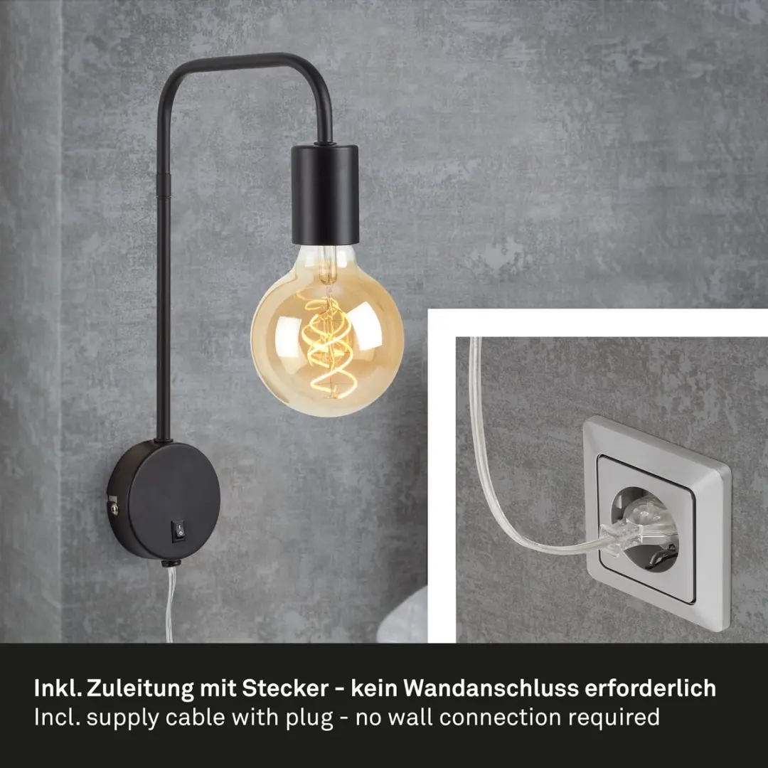 Briloner ALVA Bedlamp - 10W - Zwart