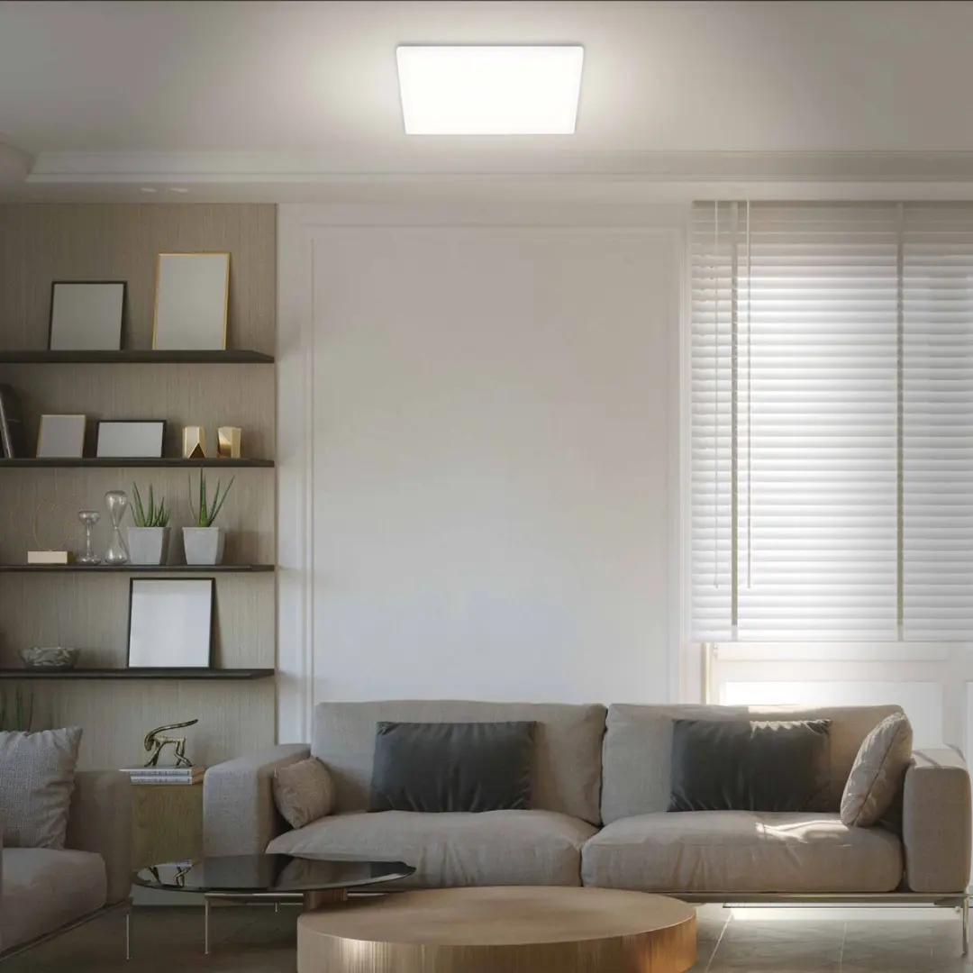 Briloner SLIM Plafondlamp 22W - 42x42cm Wit