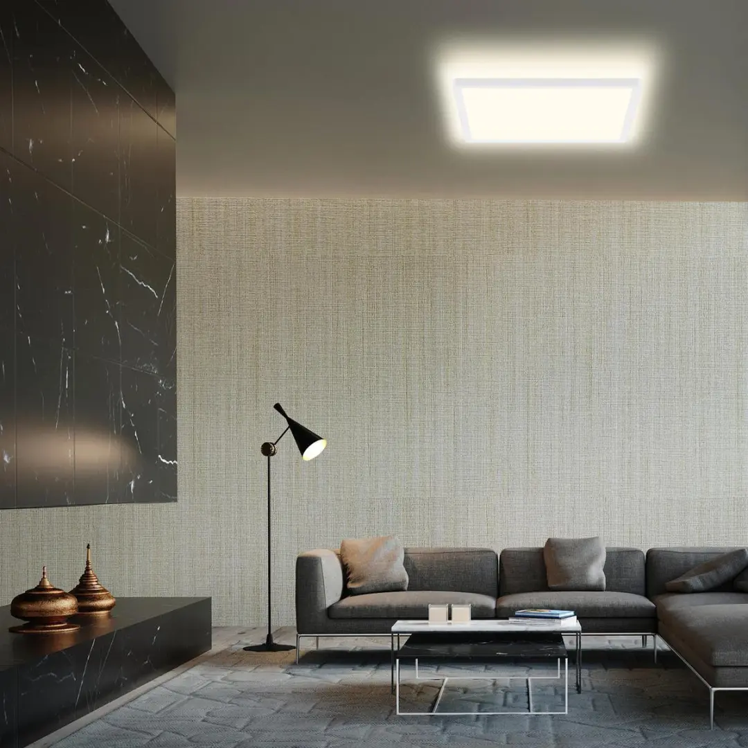 Briloner SLIM Plafondlamp 22W - 42x42cm Wit