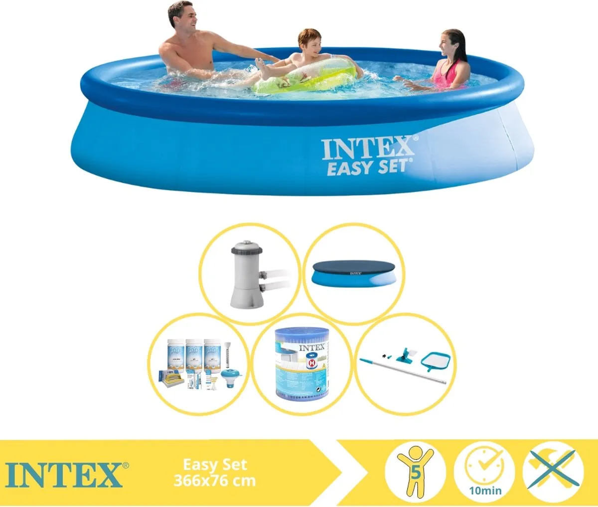 Intex Easy Set Zwembad 366x76cm