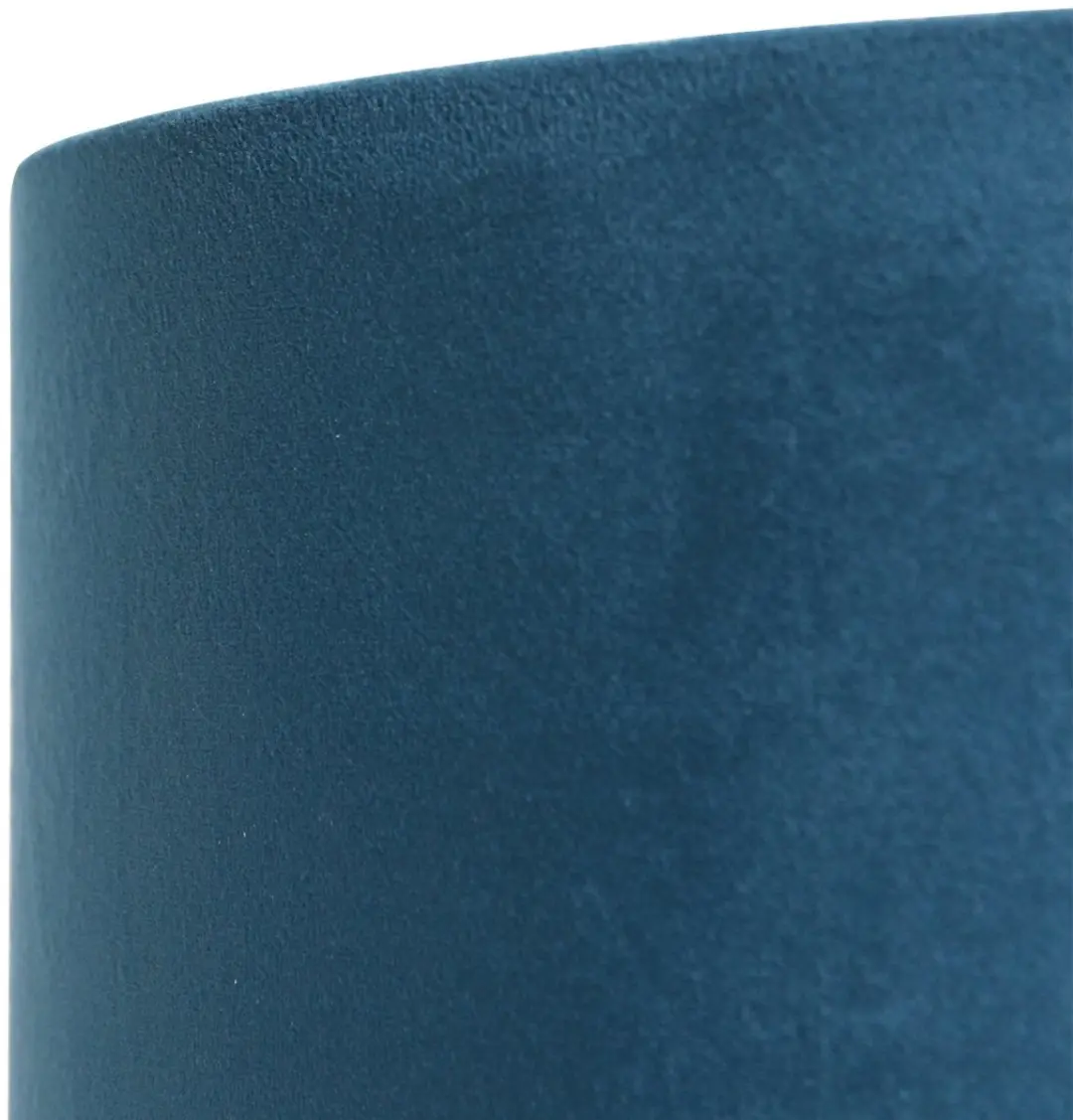 Steinhauer Tafellamp 4812ZW - Blauwe velours kap - 47cm