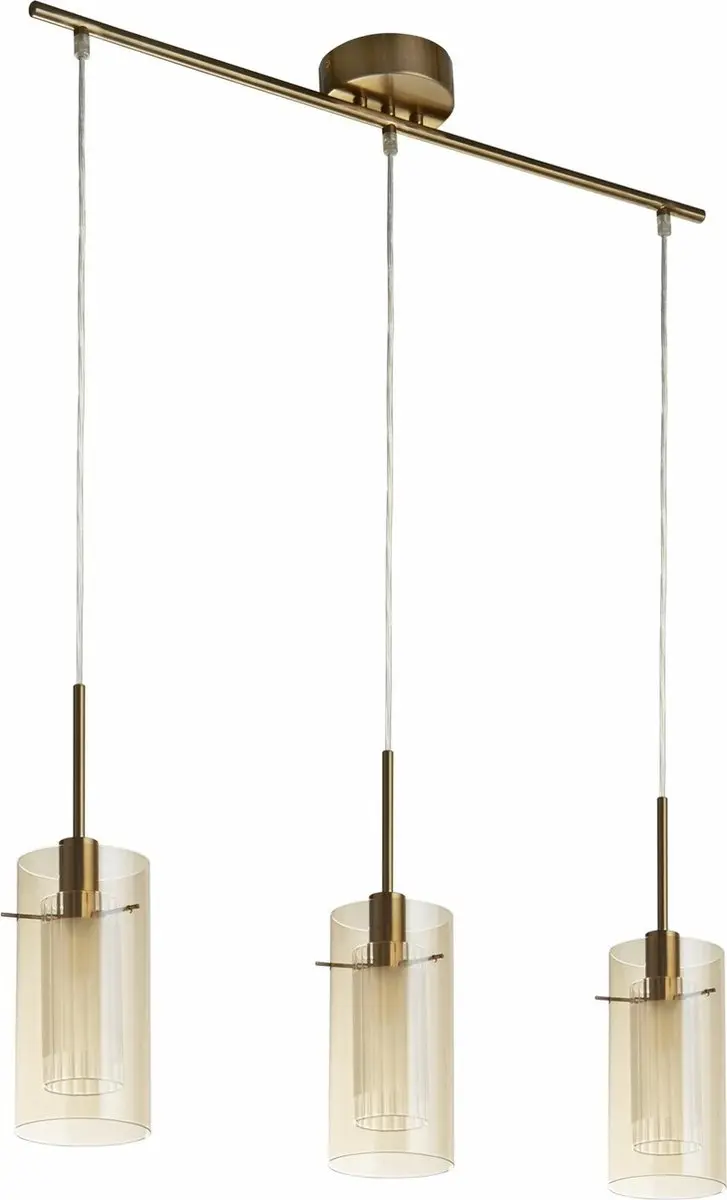 Searchlight DUO III Pendel Hanglamp - Brons