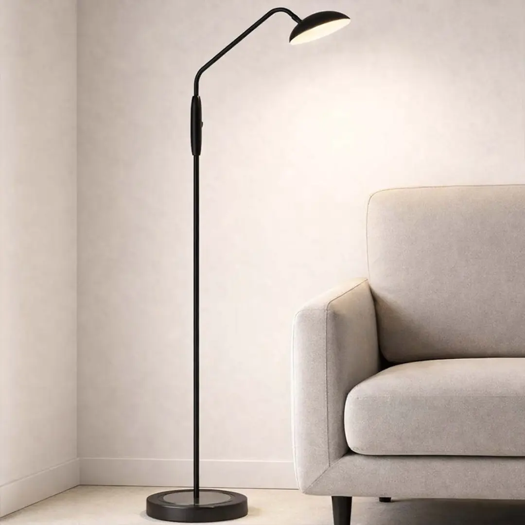Fischer & Honsel Tallri Vloerlamp - 7,5W LED - Zwart