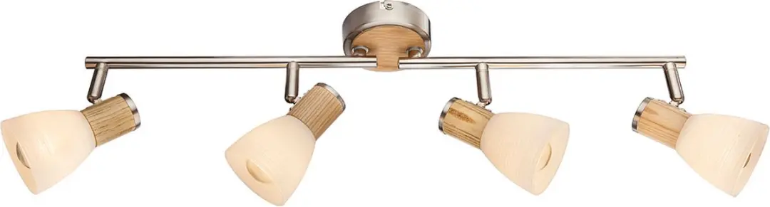 Globo Gylfi Opbouwspot - 4x E14 Nikkel