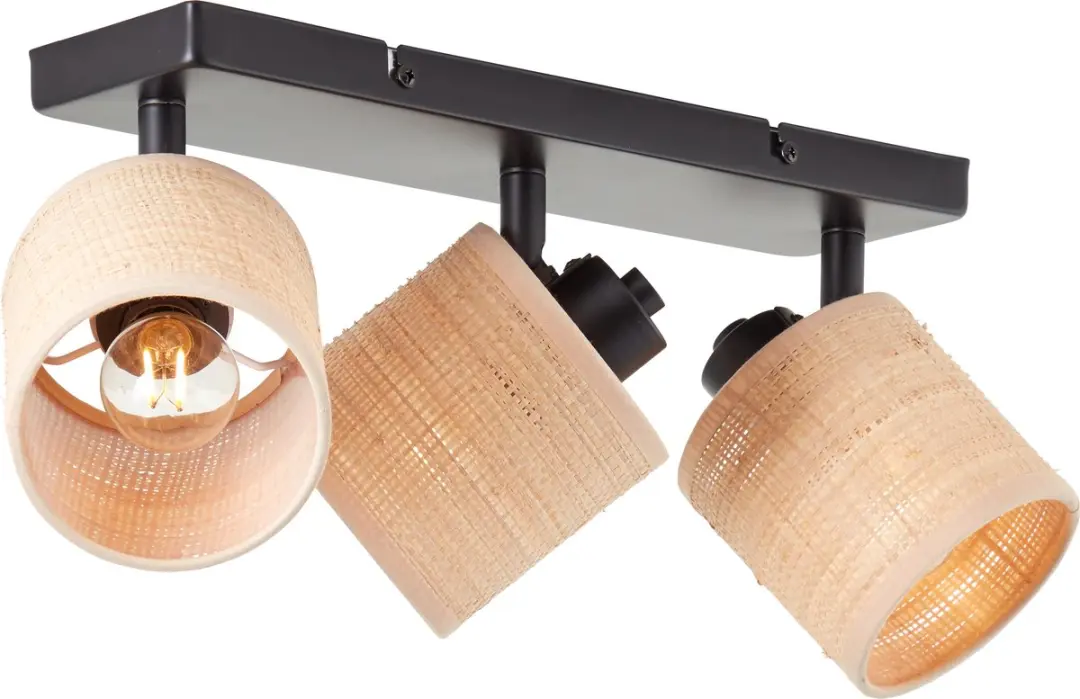 Brilliant Raffy Spot 3-vlammig 3x4,5W E14 - 28W - Natuurlijk/Zwart - afbeelding 6 van 6