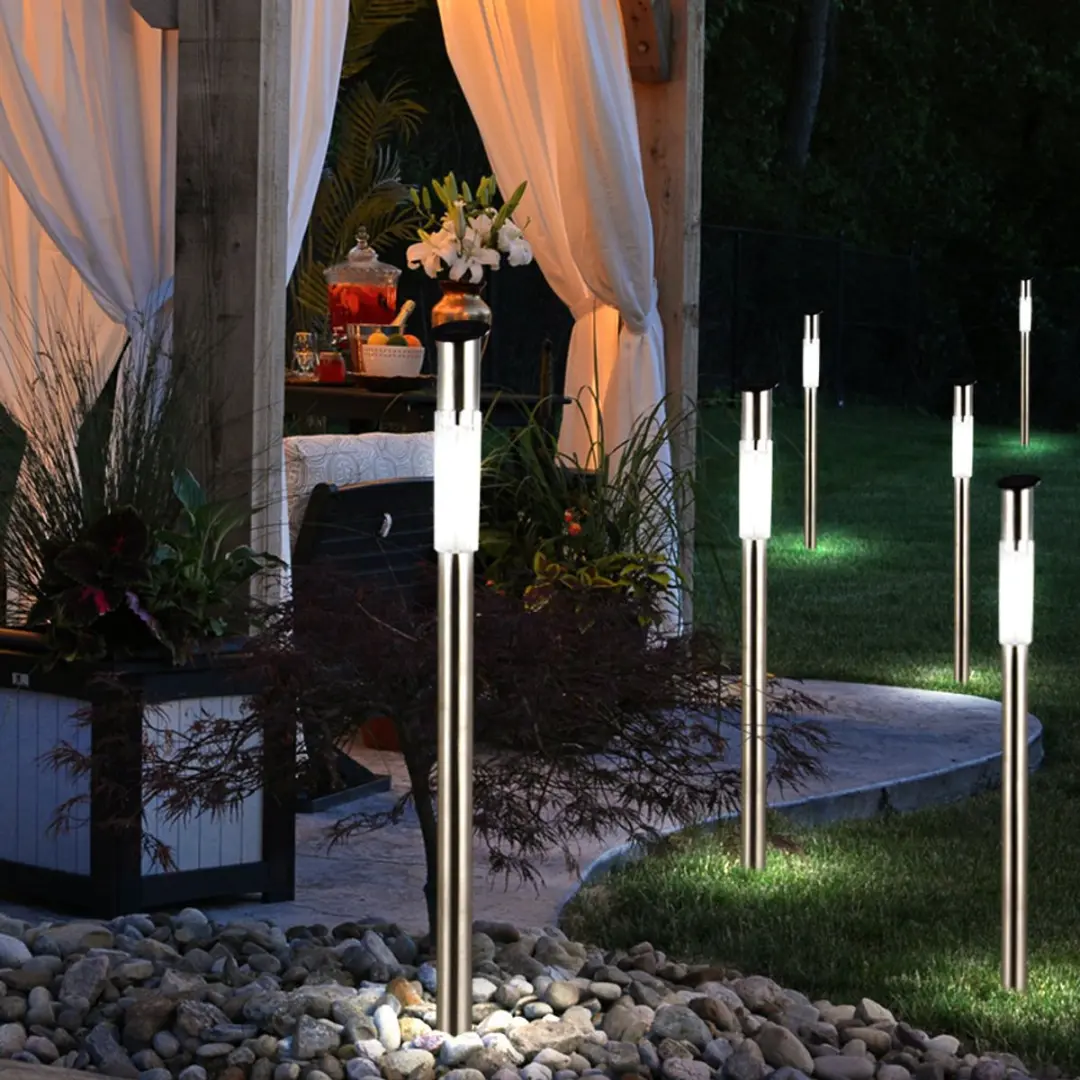 Globo Solar Buitenlamp Grondspies - 0,07W LED - 3 Stuks