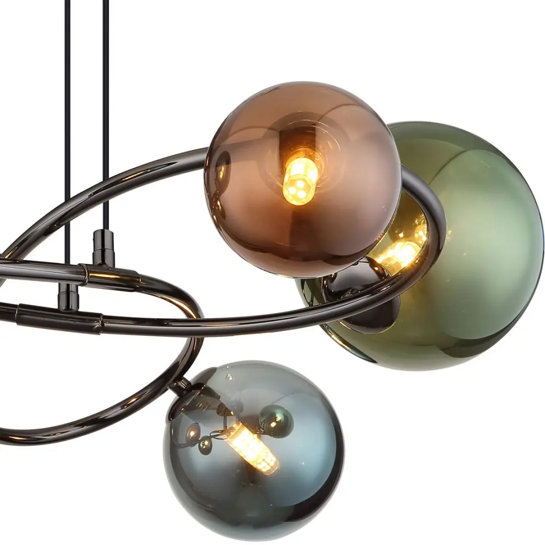 Globo RIHA Hanglamp - 6x G9 Ø65cm - Multicolor