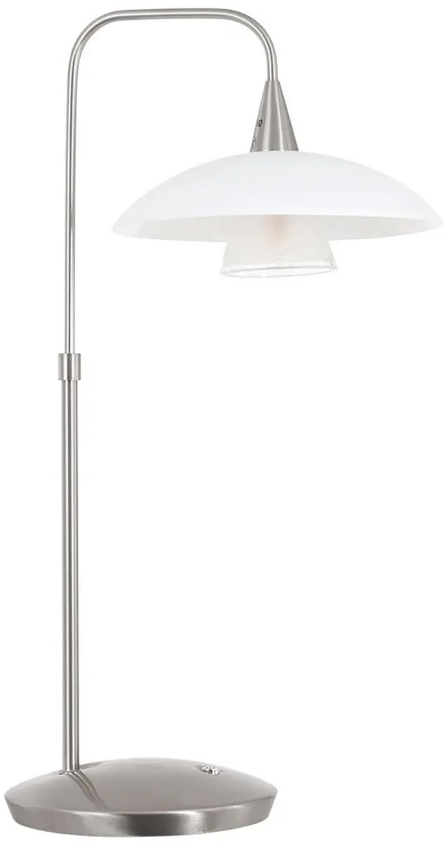 Steinhauer Tallerken 2657ST Tafellamp - Staal/Wit - 2700K